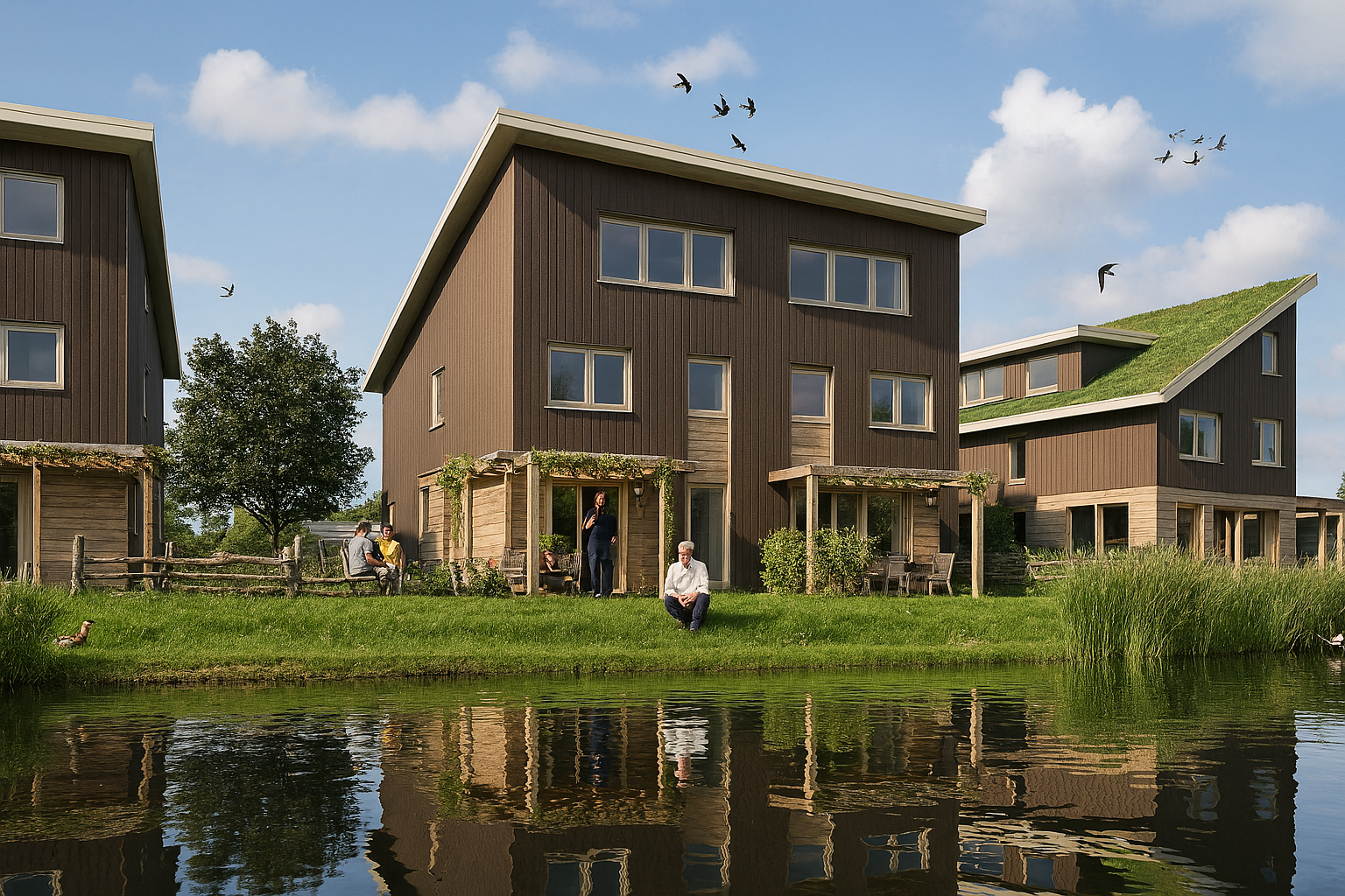 Twee-onder-één-kap-woningen, Twee onder een kapwoning Eengezinswoning